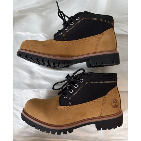 Mens Timberland Mid Lace-Up Chukka Wheat Boots Multicolor Size 7.5 main image 8